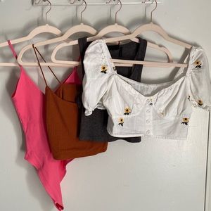 Collection SHEIN - PacSun Basics - Out From Under - Ladies Summer Crop Top Tanks